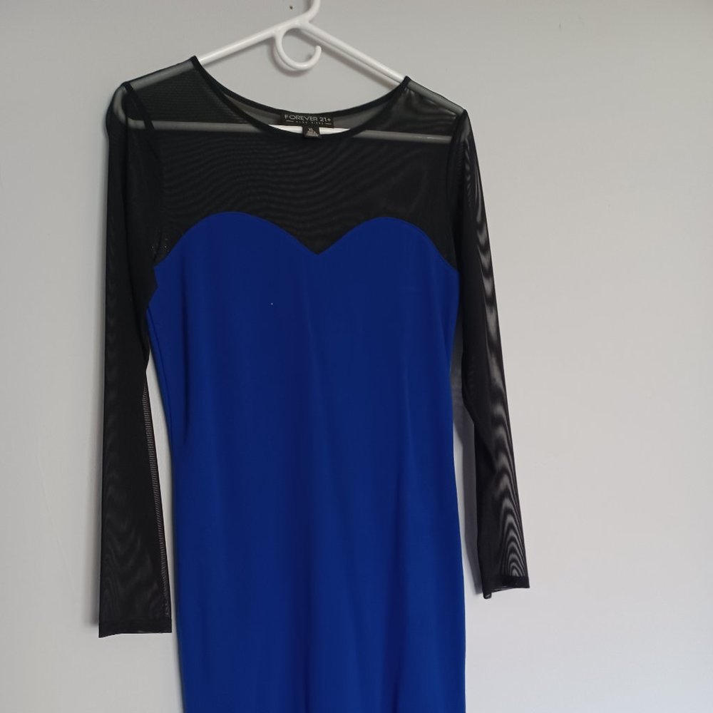 Black and Blue Forever 21+ Dress Size XL